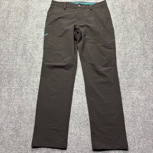 Amazon Pants Mens Large 34-36 Black Luly Yang Workwear Uniform Cargo Stretch